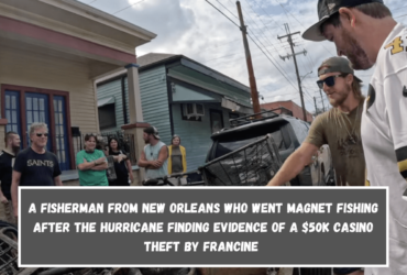 A fisherman from New Orleans who went magnet fishing after the hurricane Finding evidence of a $50K casino theft by Francine