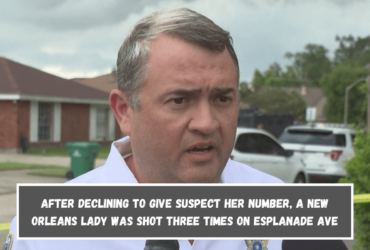 After declining to give suspect her number, a New Orleans lady was shot three times on Esplanade Ave