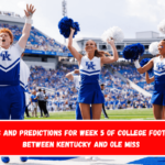 Picks and predictions for Week 5 of college football between Kentucky and Ole Miss
