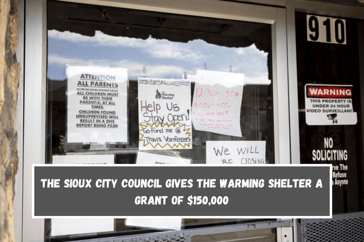 The Sioux City council gives The Warming Shelter a grant of $150,000