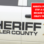 Augusta police stop a car because of a child's trick