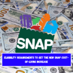 Eligibility requirements to get the new SNAP cost-of-living increase