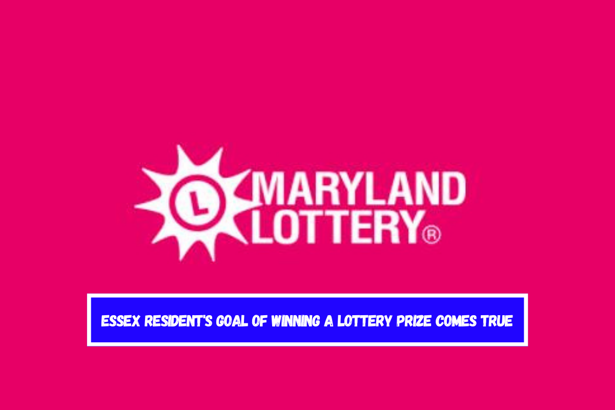Essex resident's goal of winning a lottery prize comes true