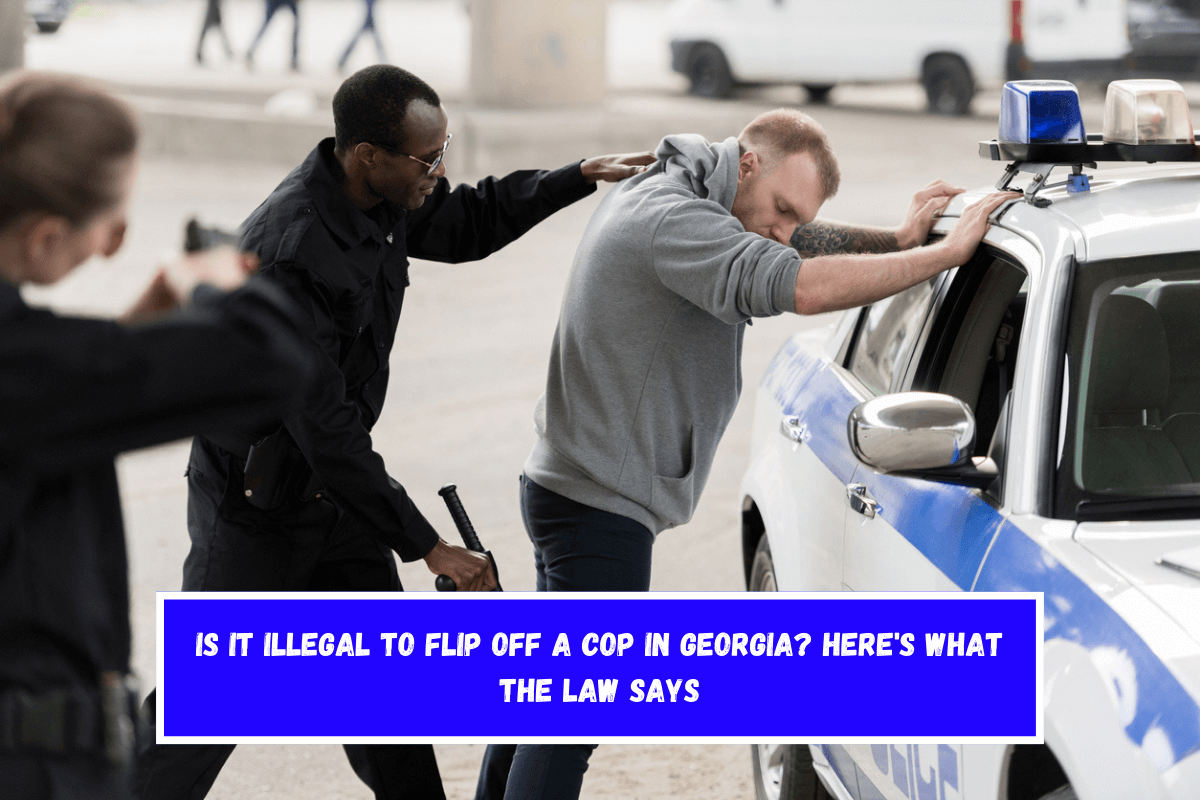 Is It Illegal to Flip Off a Cop in Georgia Here's What the Law Says