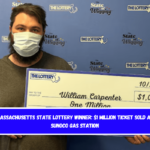 Massachusetts State Lottery winner $1 million ticket sold at Sunoco gas station