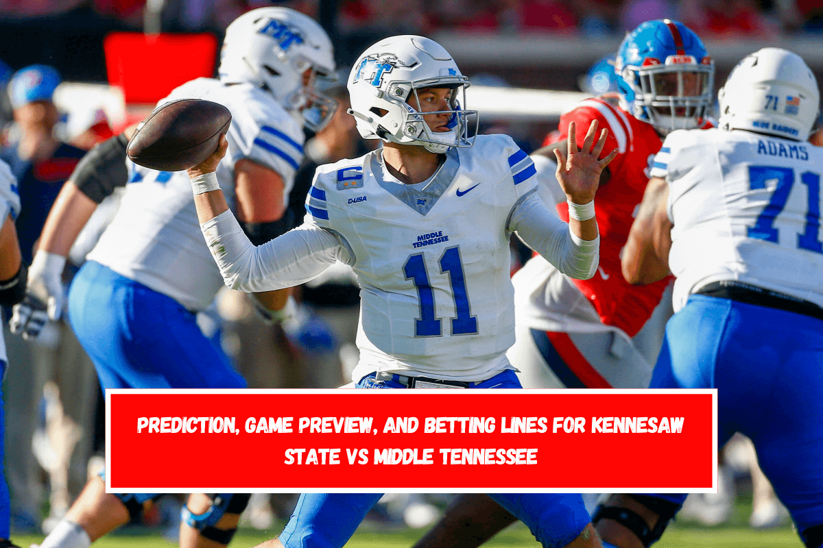 Prediction, Game Preview, and Betting Lines for Kennesaw State vs Middle Tennessee