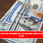 SNAP and TANF government help for low-income families in United States