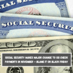 Social Security makes major change to SSI check payments in November – Blame it on Black Friday