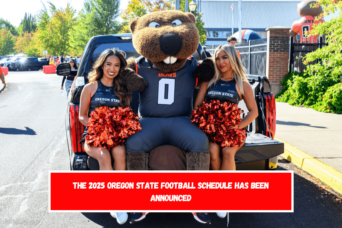 The 2025 Oregon State Football Schedule has been announced