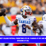 10 Best College Football Predictions ATS No. 9 Kansas at BYU and No. 8 Syracuse at Cal