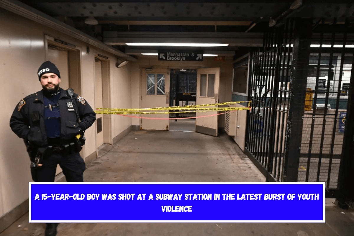 A 15-year-old boy was shot at a subway station in the latest burst of youth violence
