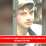 A suspect in the Manhattan subway station is wanted for pushing an 80-year-old man off the train