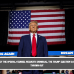 After the special counsel requests dismissal, the Trump election case is thrown out