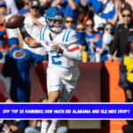 CFP Top 25 Rankings How Much Did Alabama and Ole Miss Drop