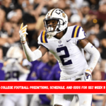 College Football Predictions, Schedule, and Odds for SEC Week 11
