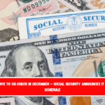 Goodbye to SSI Check in December – Social Security Announces It in its Schedule