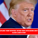 'He exploded' Trump reportedly 'beyond pissed' after hearing about the alleged leaker in orbit