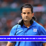 Prediction, Game Preview, and Betting Lines for Duke vs. Wake Forest