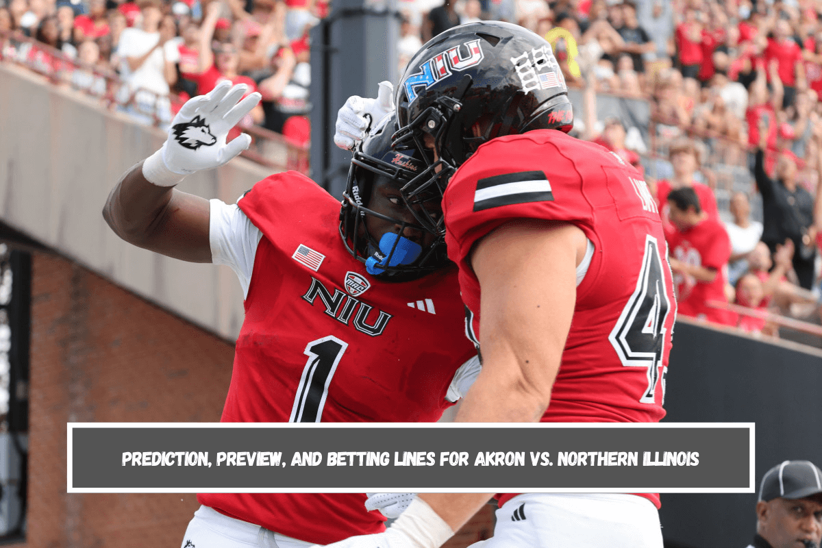 Prediction, Preview, and Betting Lines for Akron vs. Northern Illinois