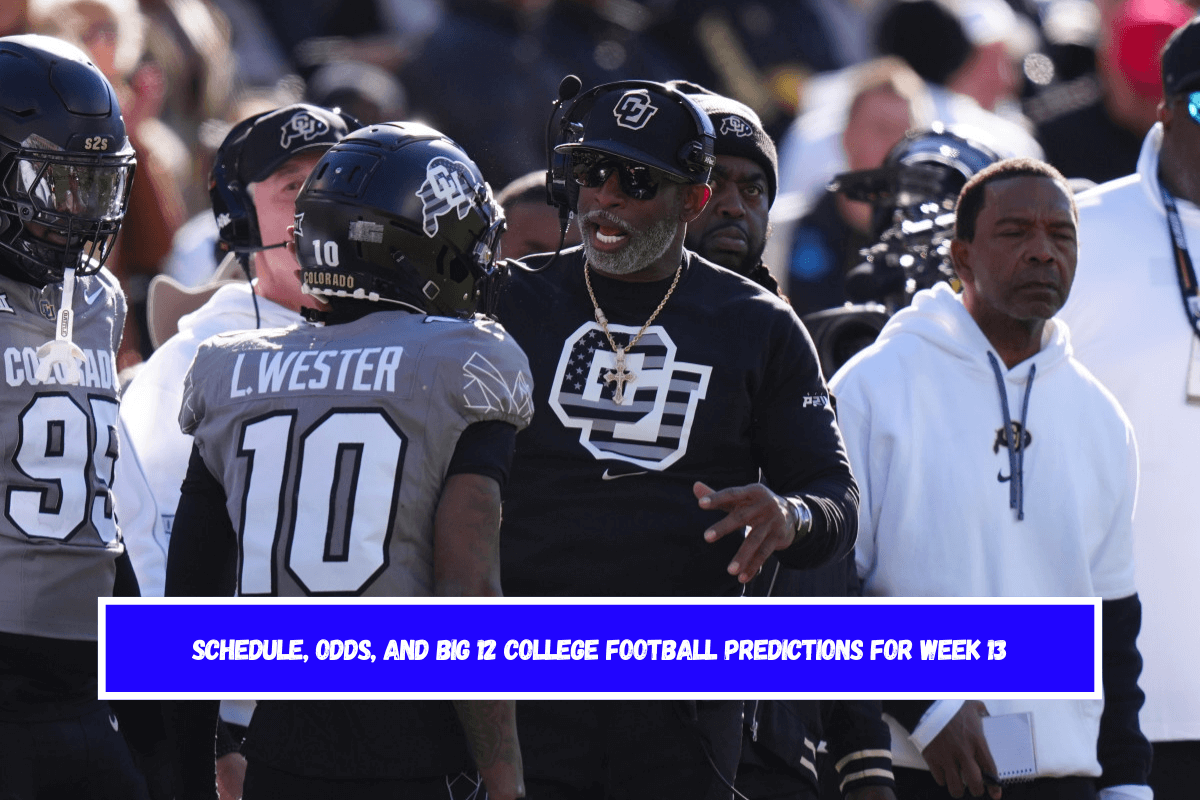 Schedule, Odds, and Big 12 College Football Predictions for Week 13