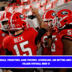 Schedule, Predictions, Game Previews, Scoreboard, and Betting Lines for College Football Week 12