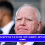 Tim Walz loses to Trump in his own home county, as Minnesota shifts sharply to the right
