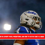 Week 10 Expert Picks, Predictions, and How to Watch Duke vs. Miami