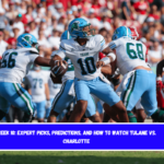 Week 10 Expert Picks, Predictions, and How to Watch Tulane vs. Charlotte