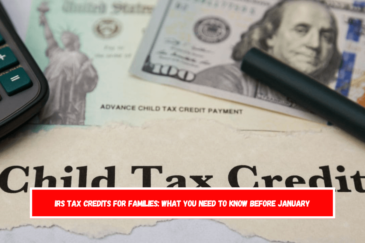 IRS tax credits for families what you need to know before January