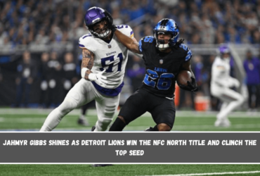 Jahmyr Gibbs shines as Detroit Lions win the NFC North title and clinch the top seed