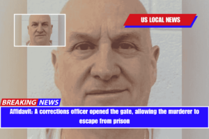 Affidavit A corrections officer opened the gate, allowing the murderer to escape from prison