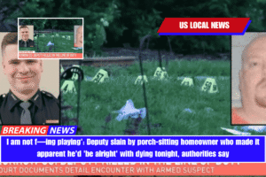 I am not f—ing playing' Deputy slain by porch-sitting homeowner who made it apparent he'd 'be alright' with dying tonight, authorities say