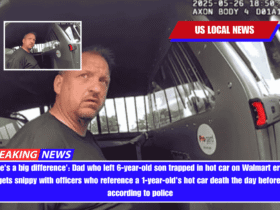 There's a big difference' Dad who left 6-year-old son trapped in hot car on Walmart errand gets snippy with officers who reference a 1-year-old's hot car death the day before, according to police