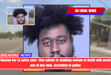 Wanted her to suffer pain' Man admits to stabbing woman to death with metal pen at bus stop, according to police